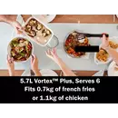 Instant Vortex Plus ClearCook zwart 5,7L airfryer [CLONE]