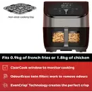 Instant Vortex Plus ClearCook OdorErase Acier inoxydable 5,7 litres (6 pintes) [Deuxième chance]