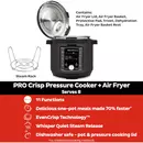 Multicuiseur Instant Pot Pro Crisp de 7,6 litres avec friteuse à air