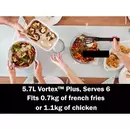 Friteuse à air Instant Vortex Plus ClearCook 5,7 L (noir)