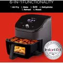 Friteuse à air Instant Vortex Plus ClearCook 5,7 L (noir)