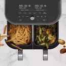 Friteuse à air Instant Vortex Plus Dual ClearCook 7,6 L (acier inoxydable)
