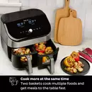 Friteuse à air Instant Vortex Plus Dual ClearCook 7,6 L (acier inoxydable)