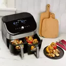 Friteuse à air Instant Vortex Plus Dual ClearCook 7,6 L (acier inoxydable)