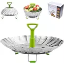 Grille à vapeur pliable en acier inoxydable Ziva