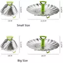 Grille à vapeur pliable mini Ziva en acier inoxydable