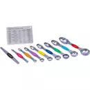 Ensemble de cuillères à mesurer de luxe en acier inoxydable Ziva (18 pièces)