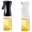 Bouteille de pulvérisation d'huile Ziva en verre 220 ml (blanc)