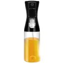 Bouteille de pulvérisation d'huile Ziva en verre 220 ml (noir)