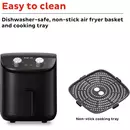 Friteuse à air Instant 3,8 L (noir)