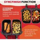 Friteuse à air Instant Vortex Plus Dual ClearCook 7,6 L (noir)