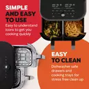 Friteuse à air Instant Vortex Plus Dual ClearCook 7,6 L (noir)