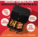 Friteuse à air Instant Vortex VersaZone 8,5 L (noir)