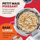 Multicuiseur Instant Pot Classic Mini 3,8 L au sel de mer blanc