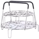 Support à vapeur pour œufs en acier inoxydable à 2 niveaux Ziva avec poignées résistantes à la chaleur