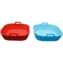 Doublures en silicone Ziva 20 x 21 cm, lot de 2