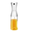 Bouteille de pulvérisation d'huile Ziva en verre 220 ml (blanc)