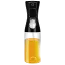 Bouteille de pulvérisation d'huile Ziva en verre 220 ml (noir)