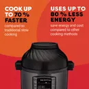 Instant Pot Pro Crisp 7,6 L, multicuiseur avec friteuse à air chaud