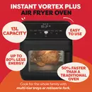Friteuse à air comprimé Instant Vortex ClearCook 13 L (noir)