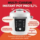 Multicuiseur Instant Pot Pro WiFi 5,7 L blanc noix de coco