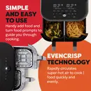 Friteuse à air Instant Vortex Plus Dual ClearCook 7,6 L (acier inoxydable)