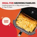 Friteuse à air Instant Vortex Plus ClearCook 5,7 L (noir)