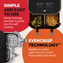 Friteuse à air Instant Vortex Plus Dual ClearCook 7,6 L (noir)