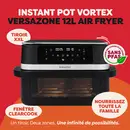 Friteuse à air chaud Instant Pot Vortex Versazone 12 L, noire
