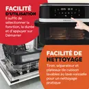Friteuse à air chaud Instant Pot Vortex Versazone 12 L, noire