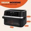 Friteuse à air chaud Instant Pot Vortex Versazone 12 L, noire
