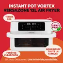 Friteuse à air chaud Instant Pot Vortex Versazone 12 L, couleur sel de mer, blanche