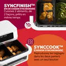 Friteuse à air chaud Instant Pot Vortex Versazone 12 L, couleur sel de mer, blanche