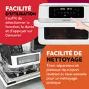 Friteuse à air chaud Instant Pot Vortex Versazone 12 L, couleur sel de mer, blanche