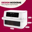 Friteuse à air chaud Instant Pot Vortex Versazone 12 L, couleur sel de mer, blanche