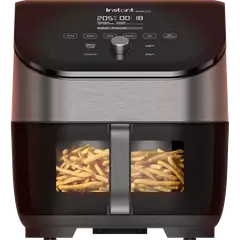 Friteuse à air Instant Vortex Plus ClearCook OdorErase 5,7 L (acier inoxydable)