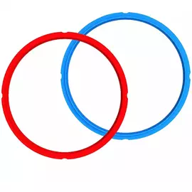 Joint d'étanchéité pour Instant Pot de 5,7 litres (lot de 2, rouge, bleu)