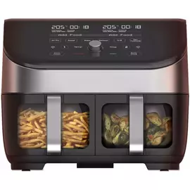Friteuse à air Instant Vortex Plus Dual ClearCook 7,6 L (acier inoxydable)
