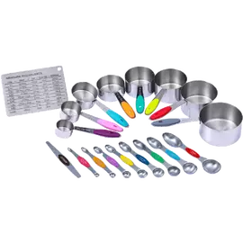 Ensemble de cuillères doseuses de luxe en acier inoxydable Ziva (18 pièces)