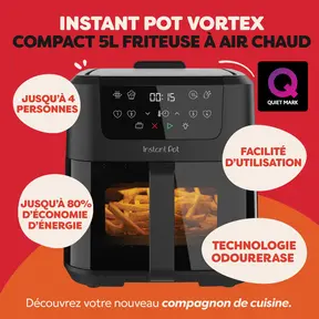 Instant Vortex ClearCook OdorErase 5L Airfryer EU