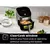 Friteuse à air Instant Vortex Plus ClearCook OdorErase en acier inoxydable de 5,7 litres (6 pintes)