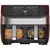 Friteuse à air Instant Vortex Plus Dual ClearCook 7,6 L (acier inoxydable)