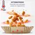 Doublures en papier pour friteuse à air Ziva carrées de 20 cm (250 pièces)