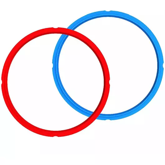 Joint d'étanchéité pour Instant Pot de 5,7 litres (lot de 2, rouge, bleu)