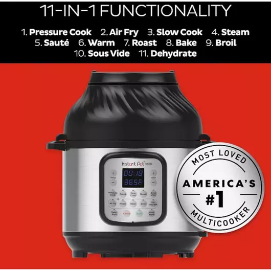 Multicuiseur Instant Pot Duo Crisp 7,6 L avec Airfryer