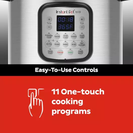 Multicuiseur Instant Pot Duo Crisp 7,6 L avec Airfryer