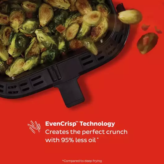 Friteuse à air Instant Vortex Plus ClearCook 5,7 L (noir)