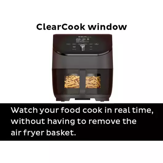 Friteuse à air Instant Vortex Plus ClearCook 5,7 L (noir)