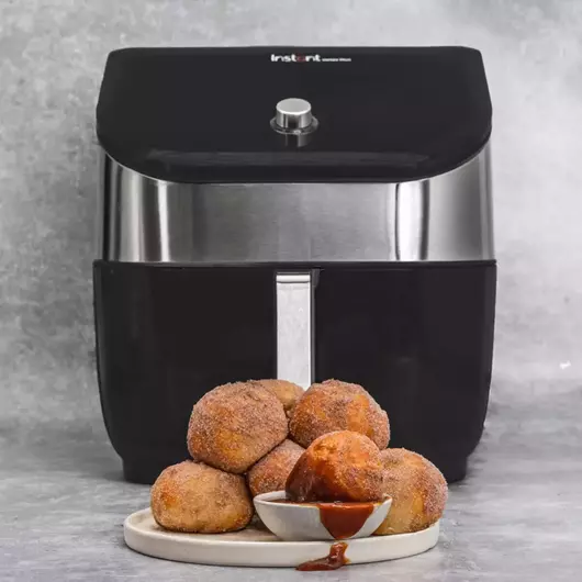 Friteuse à air Instant Vortex Plus ClearCook OdorErase en acier inoxydable de 5,7 litres (6 pintes)