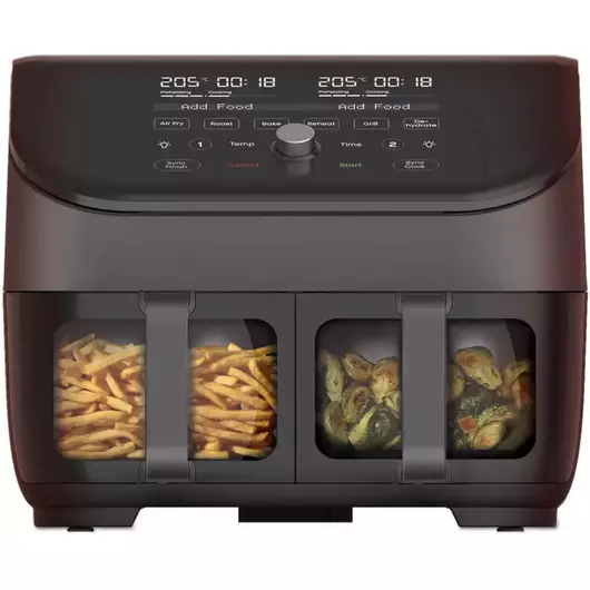 Friteuse à air Instant Vortex Plus Dual ClearCook 7,6 L (noir)